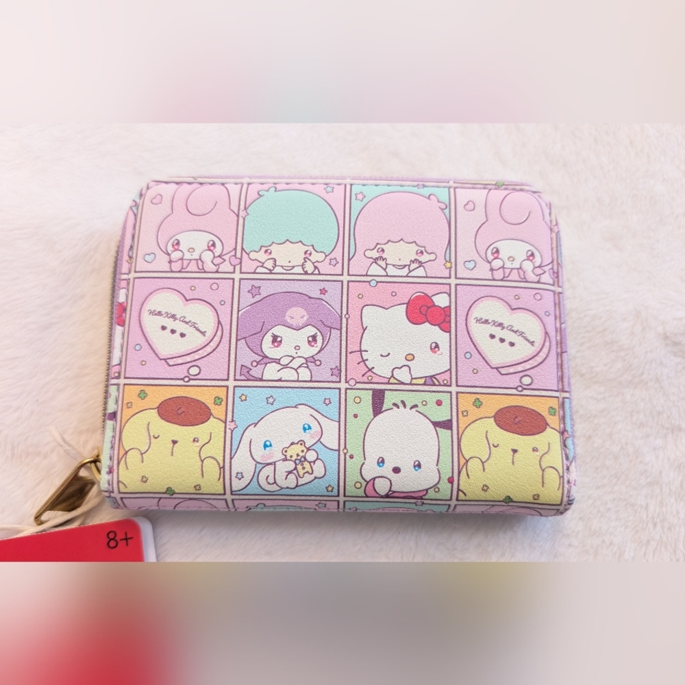 Low start Loungefly 🔥 Hello Kitty zip Wallet NWT - Picture 3 of 5